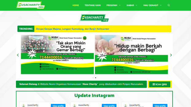 Official Website Nusa Charity