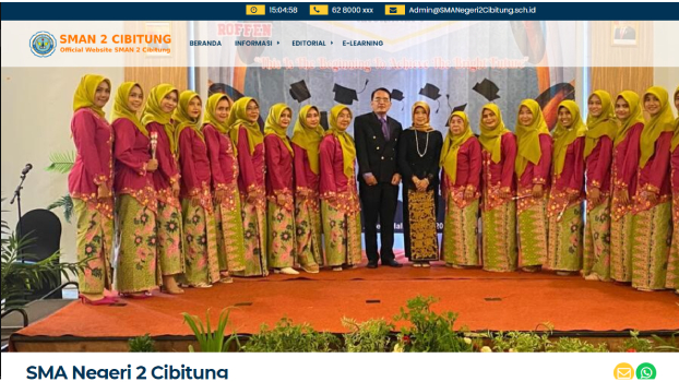 Website Sekolah SMAN 2 Cibitung